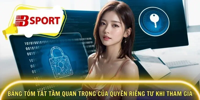 Bảng tóm tắt tầm quan trọng của quyền riêng tư khi tham gia