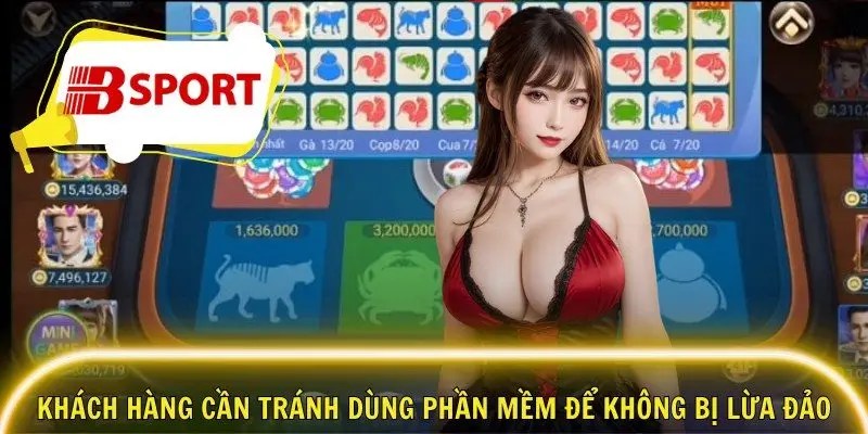 Khách hàng cần tránh dùng phần mềm để không bị lừa đảo